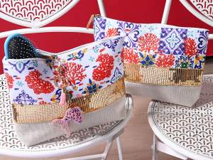 trousse de maquillage de plage pour femme en gros