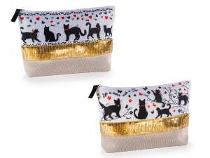 ingrosso astuccio pochette gatti