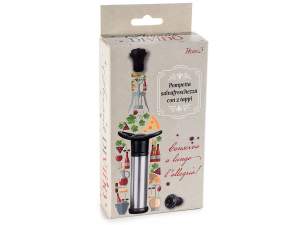ingrosso accessori vino pompetta tappi sottovuoto