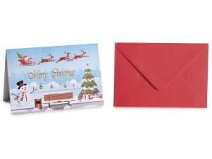 wholesale 3D pop up Christmas card envelope