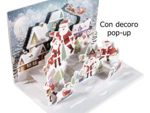 wholesale 3D pop up Christmas card envelope