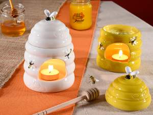 wholesale porcelain bee essence burner