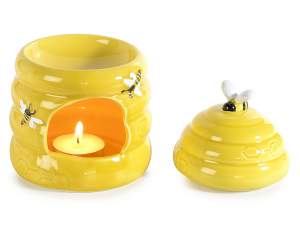 wholesale porcelain bee essence burner