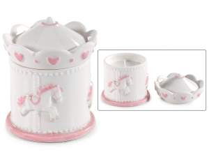 wholesale carousel candle favor girl