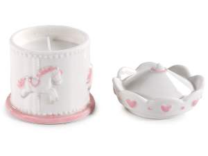 wholesale carousel candle favor girl