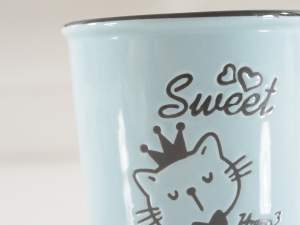 Porcelain cat cup wholesaler
