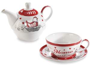 wholesale set cup teapot tea home hen