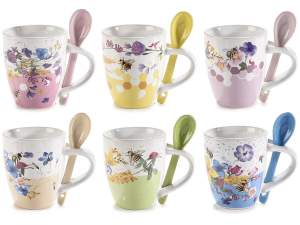 wholesale colored spoon cup