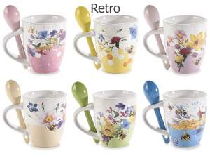 wholesale colored spoon cup
