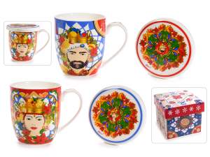 Wholesaler mug gift box moor's heads