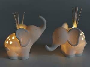 Wholesale elephant diffuser fragrance bomboniere
