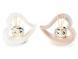 Wholesale heart perfume bomboniere