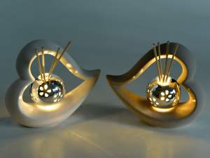 Wholesale heart perfume bomboniere