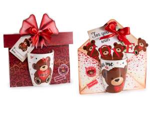 wholesaler love teddy bear cups