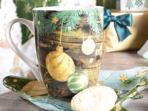 Christmas porcelain mugs wholesaler