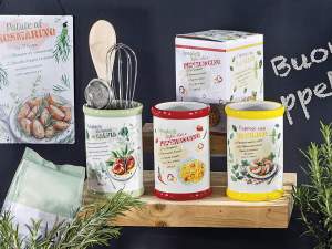 ingrosso porta utensili barattolo cucina ricette