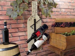 ingrosso arredo portabottiglie legno