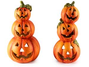 grossista porta candela zucche halloween
