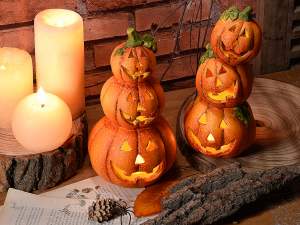 grossista porta candela zucche halloween