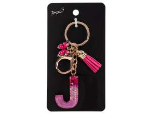 ingrosso charm porta chiave lettera J