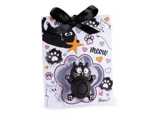 ingrosso portachiavi gatto con card