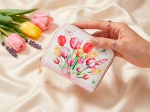 ingrosso portafoglio donna fiori