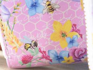 grossista portafogli da donna fiori miele