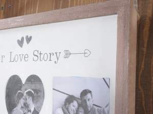 Ingrosso porta foto 3 cornici love story
