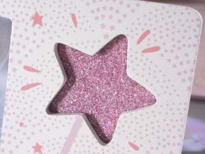 Ingrosso porta foto legno glitter