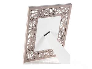 Ingrosso porta foto legno decori floreali