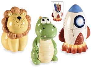 ingrosso porta matite porta penne bimbi animaletti