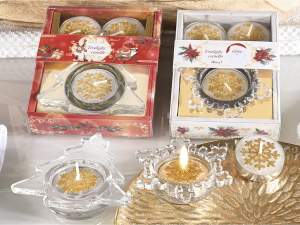 ingrosso confezione regalo natale tealight