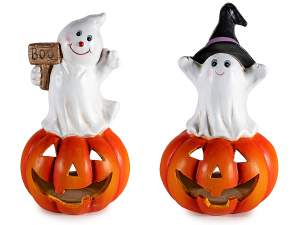 Décorations d'Halloween en terre cuite en gros