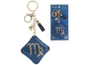 porte-clés en gros signe astrologique Vierge