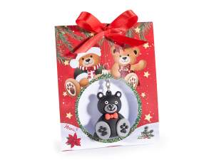 porte-clés ours en peluche en gros avec carte