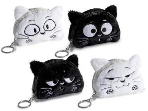 porte-monnaie chat en gros