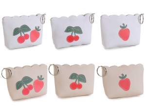 vente en gros porte-monnaie fraise et cerise