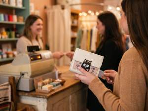 portofel cu butoane pisici en-gros