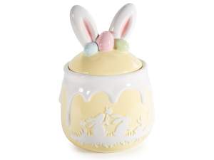 Bonbons de Pâques en bocal lapin en gros