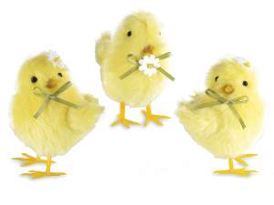poussins en peluche décoratifs en gros
