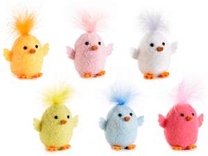 Vente en gros plumes colorées de poussins de Pâque