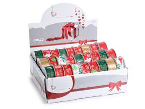 Rubans imprimés de Noël en gros