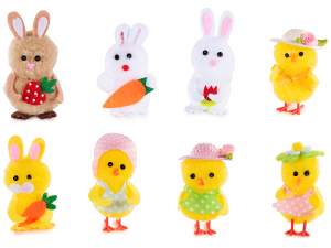 Vente en gros poussins de lapin de Pâques décorati