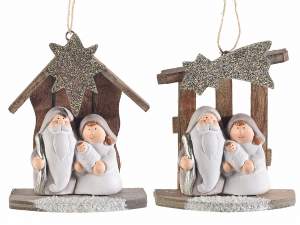 Presepi in ceramica da appendere all'ingrosso