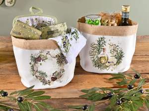 wholesale jute oil basket