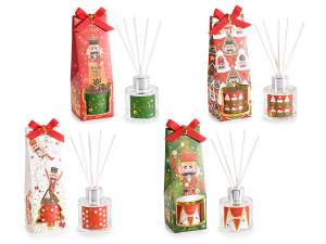 Profumatore ambiente 40 ml con stick in scatola regalo