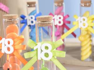 Grossista provette porta confetti diciottesimo