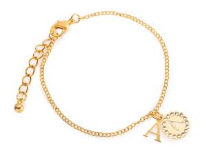 Pulsera con letras del alfabeto al por mayor