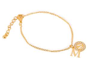 Pulseras con iniciales del alfabeto al por mayor