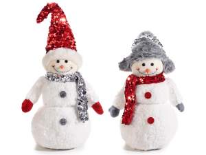 Grossisti pupazzo neve decoro paillettes